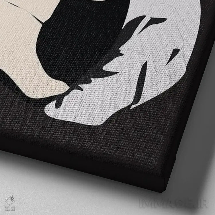 تابلو نور ماه اثر آنا مککی - نمای نزدیک بافت بوم