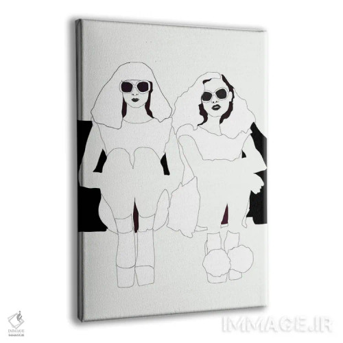 تابلو نشستن دور هم اثر آنا مککی - نمای پرسپکتیو محصول