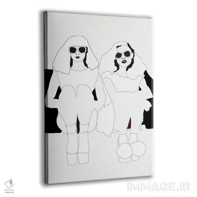 تابلو نشستن دور هم اثر آنا مککی - نمای پرسپکتیو محصول