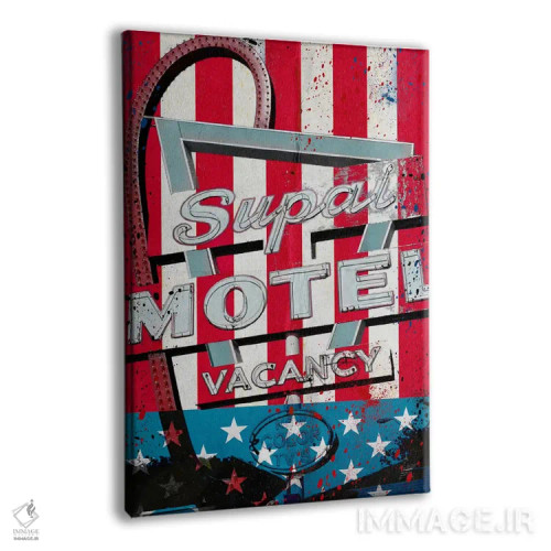 تابلو بمان سرخ، سفید و … اثر فایو بای فایو کالکتیو - نمای پرسپکتیو محصول