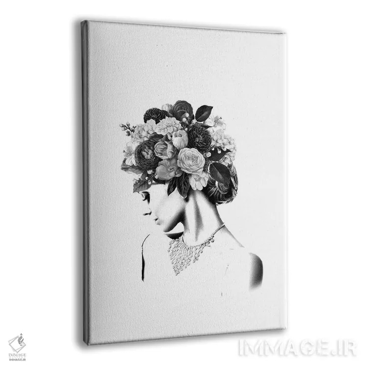 تابلو گلدار IV اثر تاتیانا آمرِین - نمای پرسپکتیو محصول