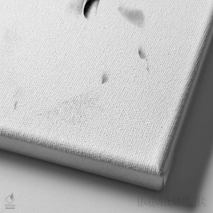 تابلو گلدار III اثر تاتیانا آمرِین - نمای نزدیک بافت بوم