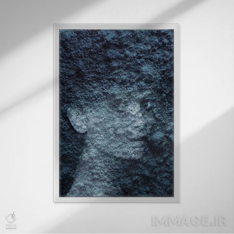 تابلو بافتدار اثر تاتیانا آمرِین - نمای قابدار سفید