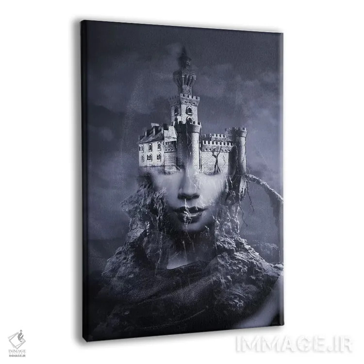 تابلو تاریکی اثر تاتیانا آمرِین - نمای پرسپکتیو محصول