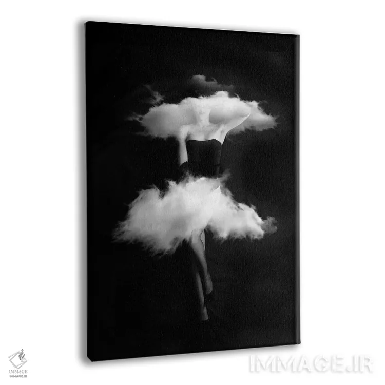 تابلو ابرها اثر تاتیانا آمرِین - نمای پرسپکتیو محصول