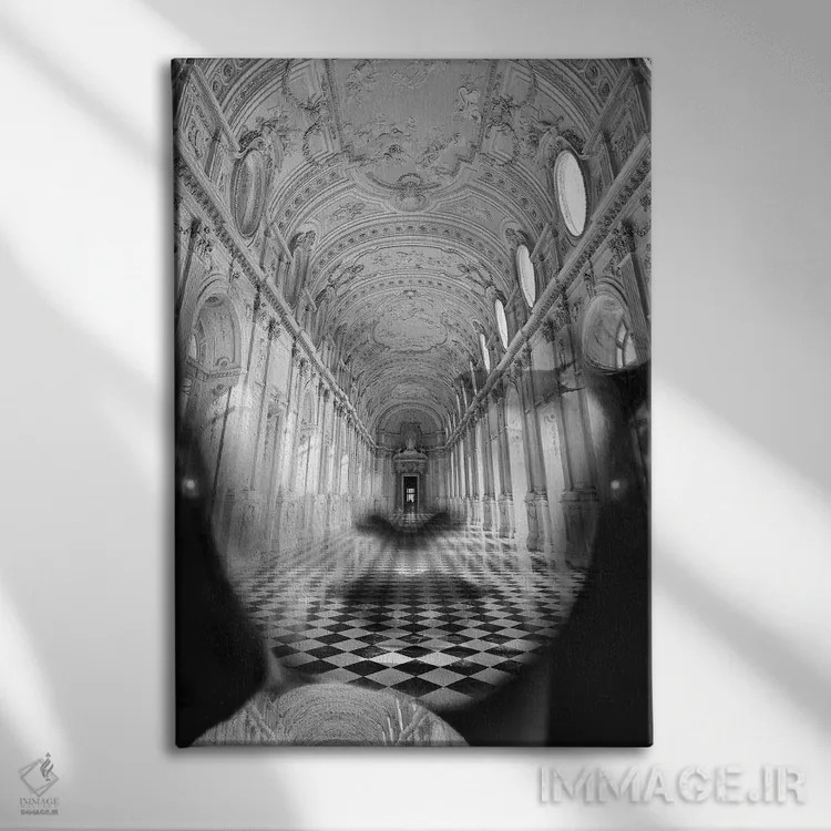 تابلو آلکاثار (کاخ قلعه اسپانیایی) اثر تاتیانا آمرِین - نمای روبهرو روی دیوار