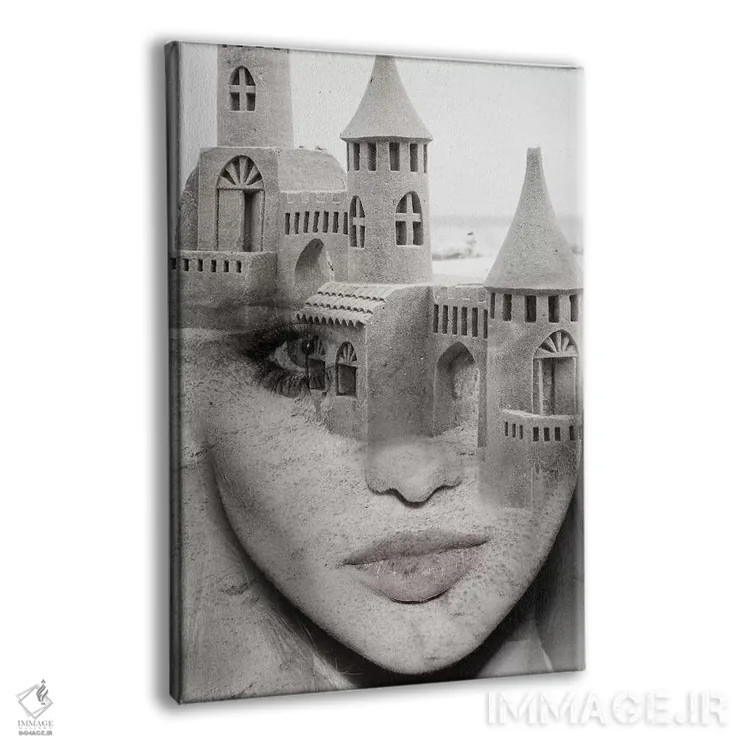 تابلو قلعه شنی اثر تاتیانا آمرِین - نمای پرسپکتیو محصول