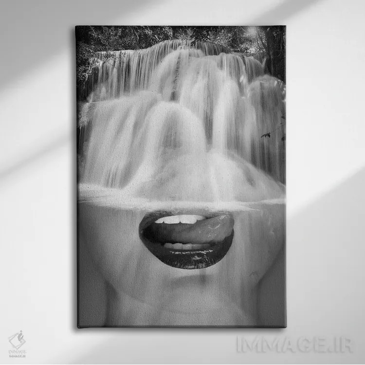 تابلو تشنگی اثر تاتیانا آمرِین - نمای روبهرو روی دیوار