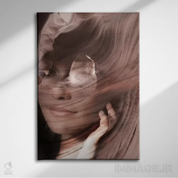 تابلو زمان اثر تاتیانا آمرِین - نمای روبهرو روی دیوار