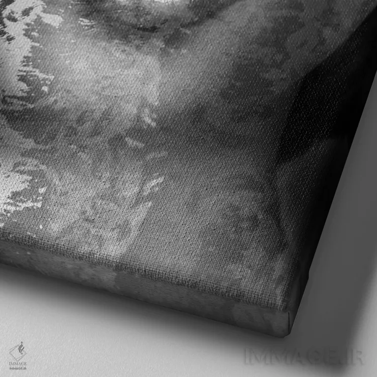 تابلو رویاهای ونیزی اثر تاتیانا آمرِین - نمای نزدیک بافت بوم