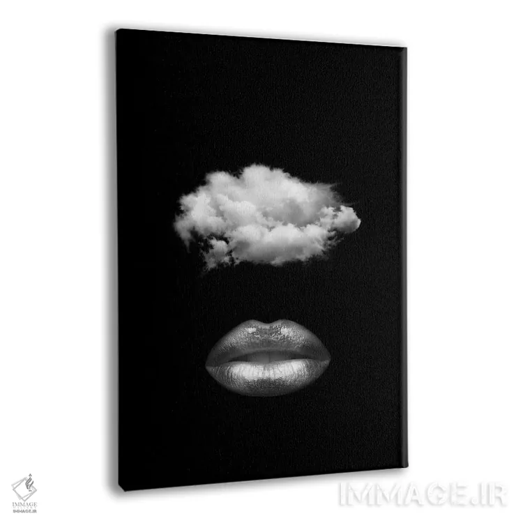 تابلو لبها اثر تاتیانا آمرِین - نمای پرسپکتیو محصول