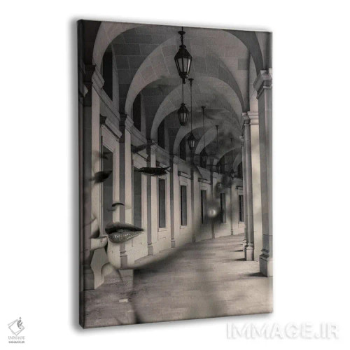 تابلو دختر زیرقوس اثر تاتیانا آمرِین - نمای پرسپکتیو محصول