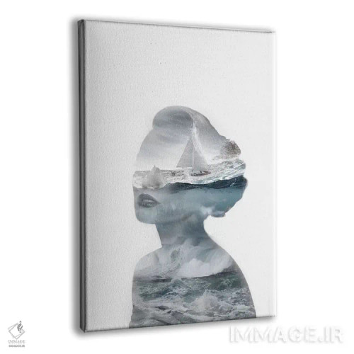 تابلو طوفان اثر تاتیانا آمرِین - نمای پرسپکتیو محصول