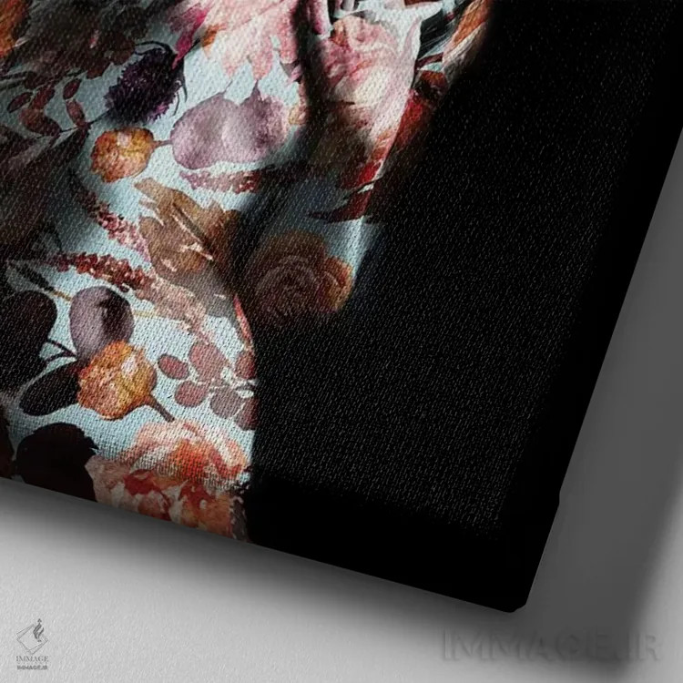 تابلو قدرت بهار اثر تاتیانا آمرِین - نمای نزدیک بافت بوم