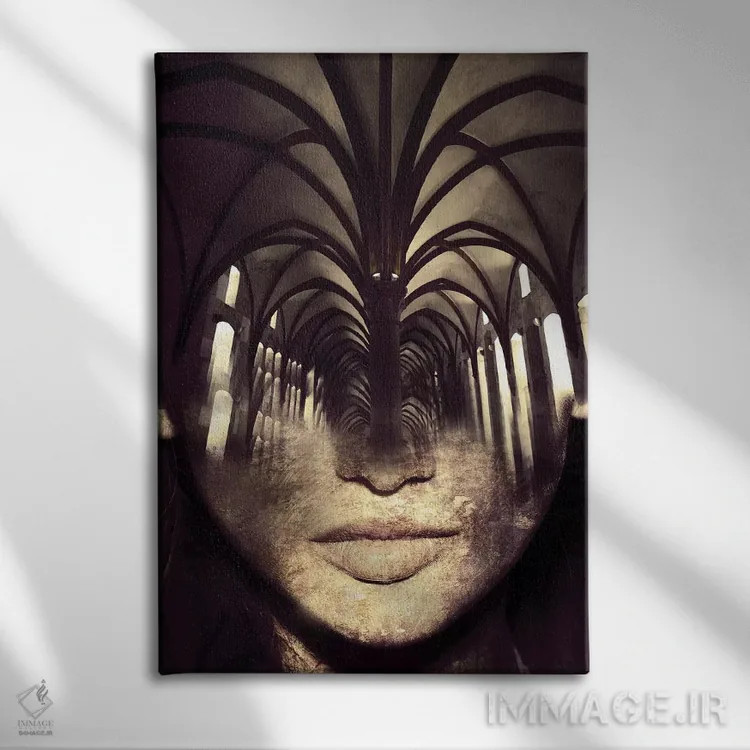 تابلو راهرو قوسی اثر تاتیانا آمرِین - نمای روبهرو روی دیوار