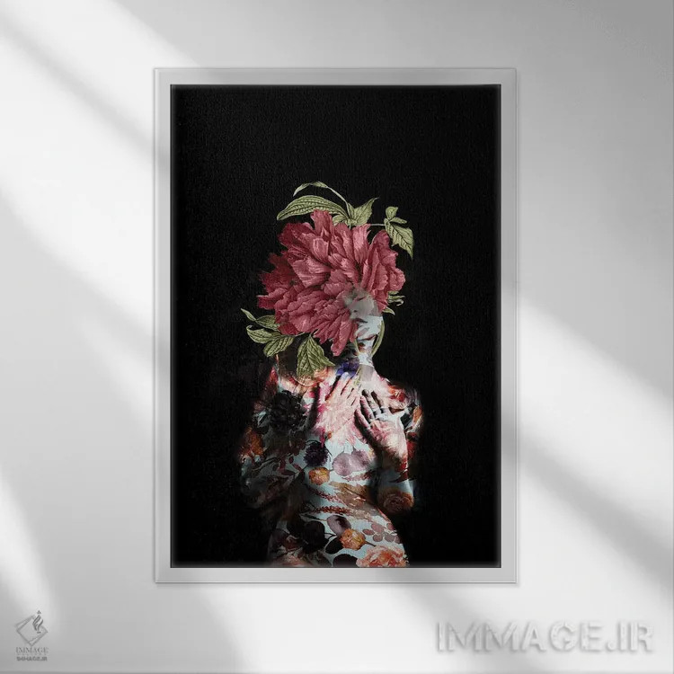 تابلو قدرت بهار اثر تاتیانا آمرِین - نمای قابدار سفید