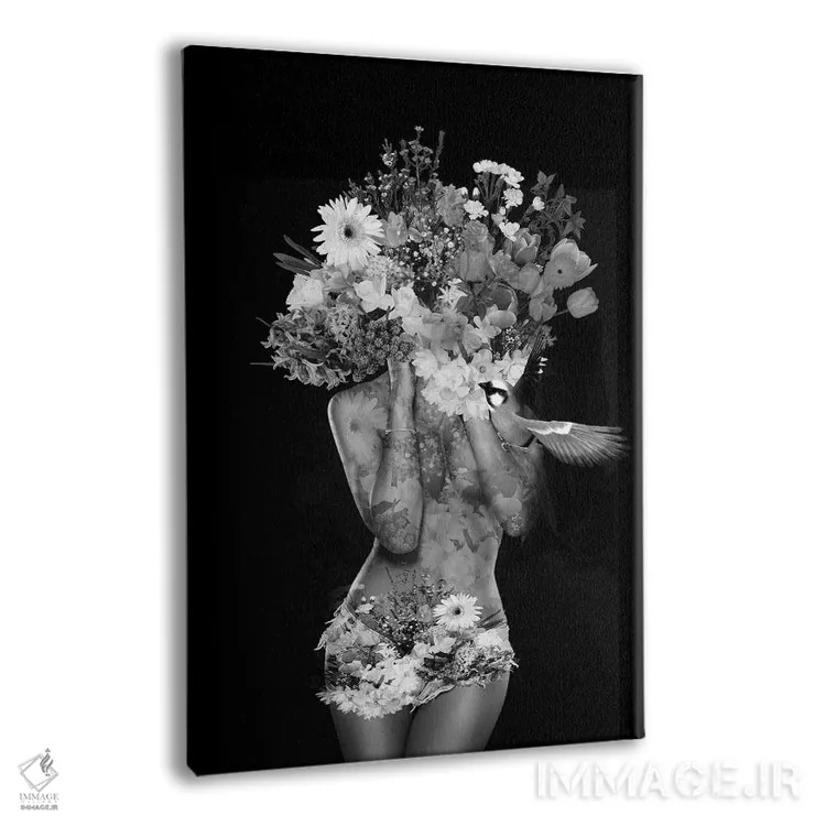 تابلو گلها اثر تاتیانا آمرِین - نمای پرسپکتیو محصول