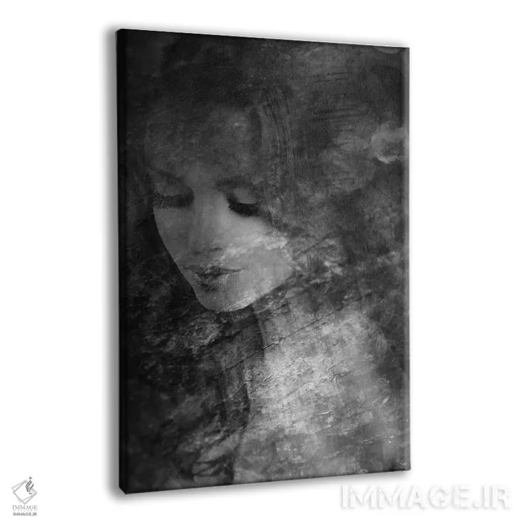 تابلو سیاه و سفید II اثر تاتیانا آمرِین - نمای پرسپکتیو محصول