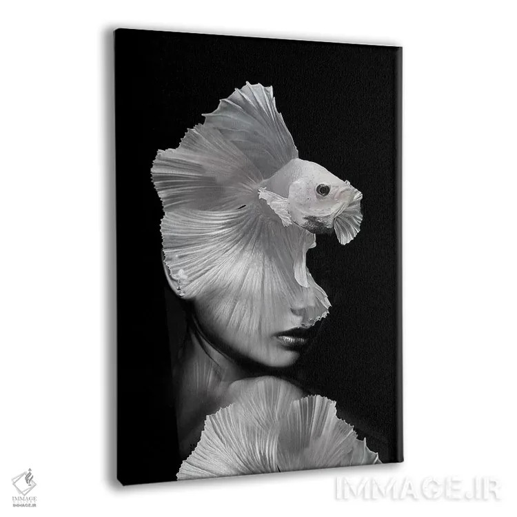 تابلو ماهیگیری V اثر تاتیانا آمرِین - نمای پرسپکتیو محصول