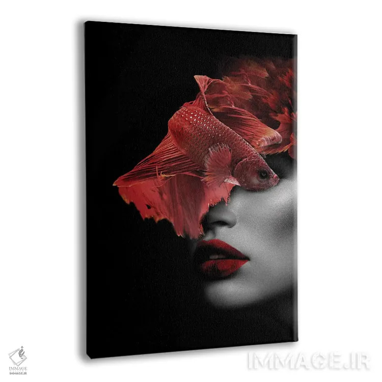 تابلو ماهیگیری VIII اثر تاتیانا آمرِین - نمای پرسپکتیو محصول