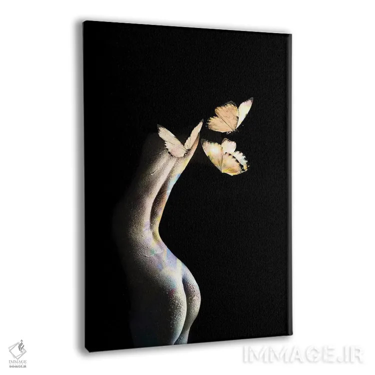 تابلو پروانهها اثر تاتیانا آمرِین - نمای پرسپکتیو محصول