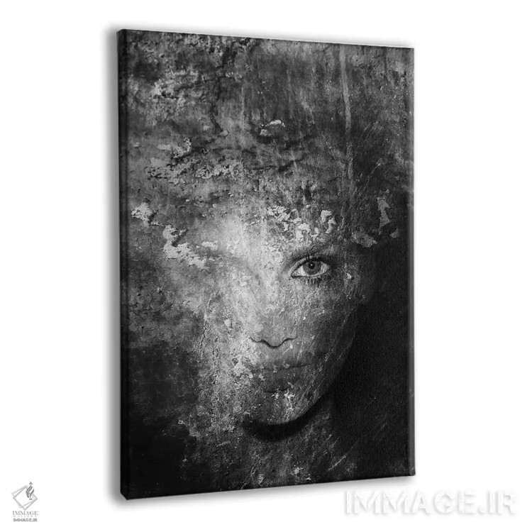 تابلو سیاه و سفید III اثر تاتیانا آمرِین - نمای پرسپکتیو محصول