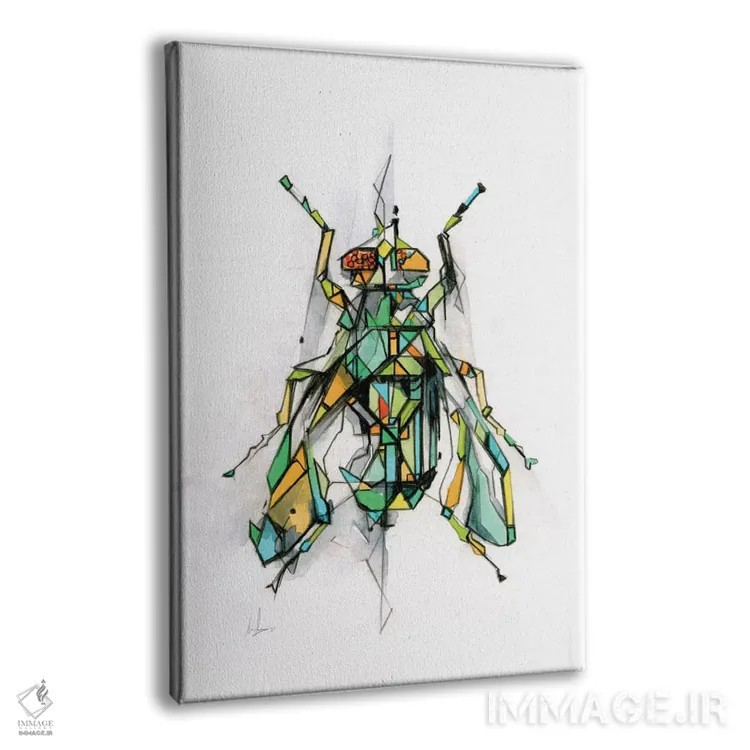 تابلو مگس اثر الکسیس مارکو - نمای پرسپکتیو محصول