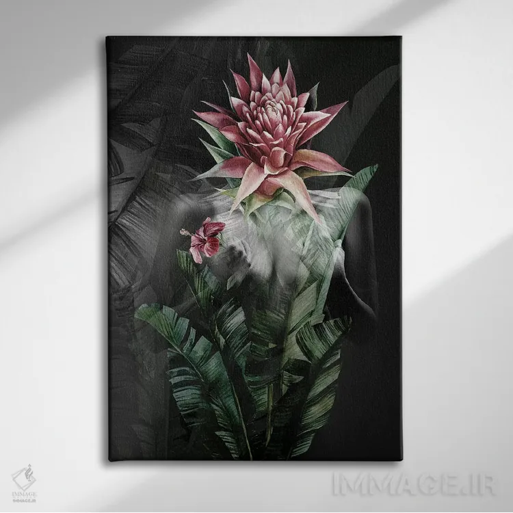 تابلو باغ مخفی اثر تاتیانا آمرِین - نمای روبهرو روی دیوار