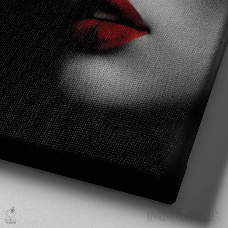 تابلو ماهیگیری VIII اثر تاتیانا آمرِین - نمای نزدیک بافت بوم