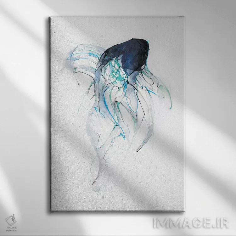 تابلو ماهی شبح اثر الکسیس مارکو - نمای روبهرو روی دیوار