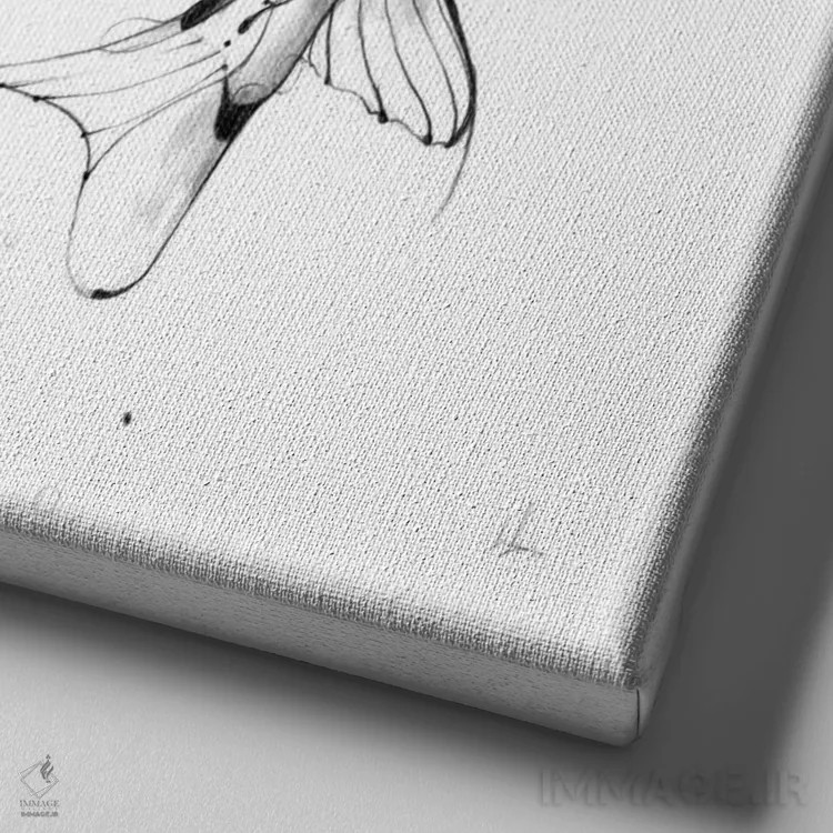 تابلو سوخت ماهی اثر الکسیس مارکو - نمای نزدیک بافت بوم