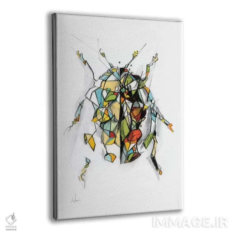 تابلو کفشدوزک اثر الکسیس مارکو - نمای پرسپکتیو محصول