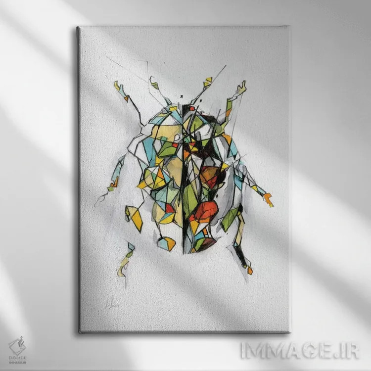 تابلو کفشدوزک اثر الکسیس مارکو - نمای روبهرو روی دیوار