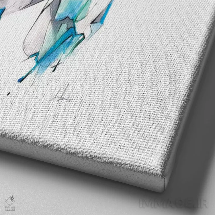 تابلو مرغ مگسخوار اثر الکسیس مارکو - نمای نزدیک بافت بوم