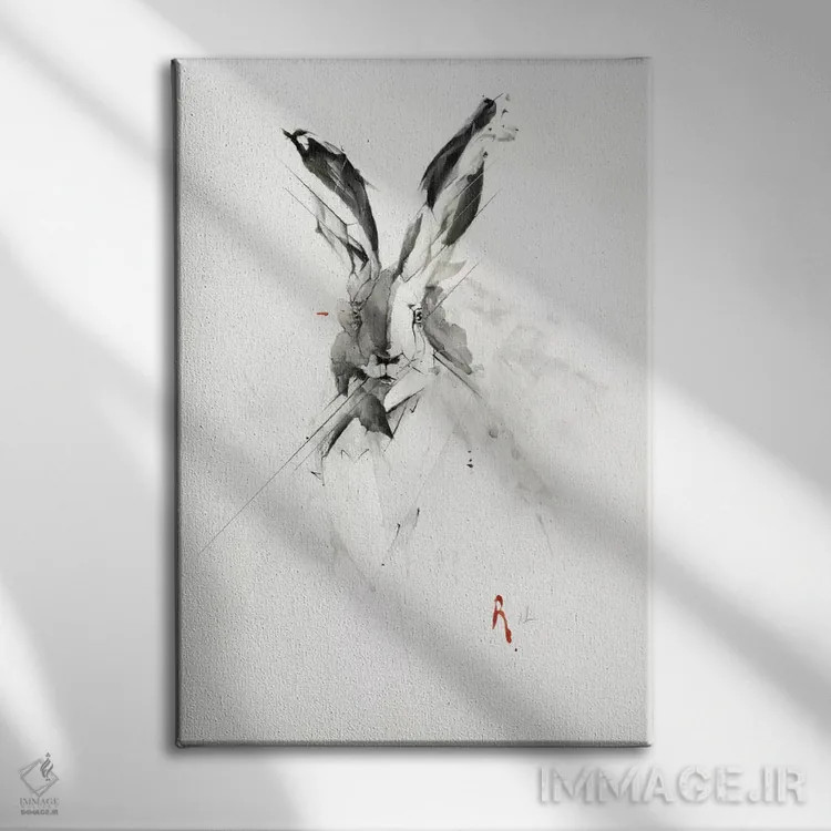 تابلو آقای خرگوش اثر الکسیس مارکو - نمای روبهرو روی دیوار