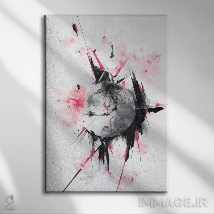 تابلو مریخ اثر الکسیس مارکو - نمای روبهرو روی دیوار