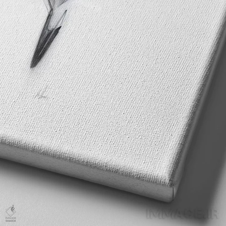 تابلو کوسه III اثر الکسیس مارکو - نمای نزدیک بافت بوم