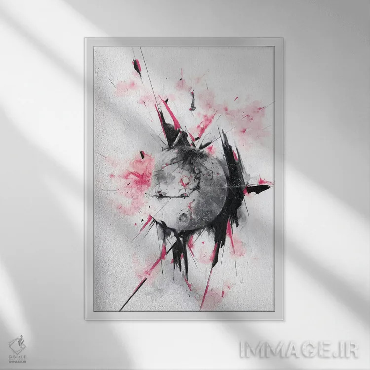 تابلو مریخ اثر الکسیس مارکو - نمای قابدار سفید