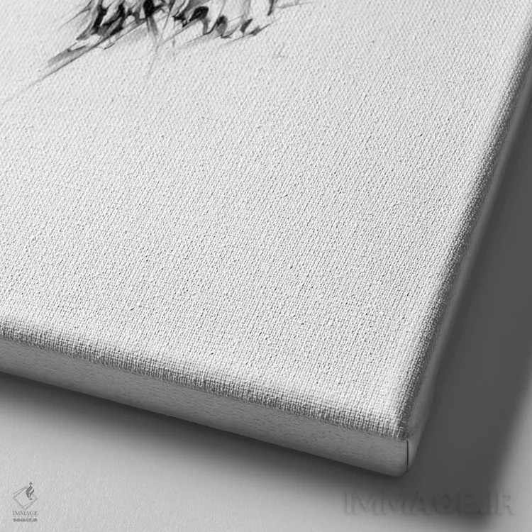 تابلو جمجمه XLVI اثر الکسیس مارکو - نمای نزدیک بافت بوم