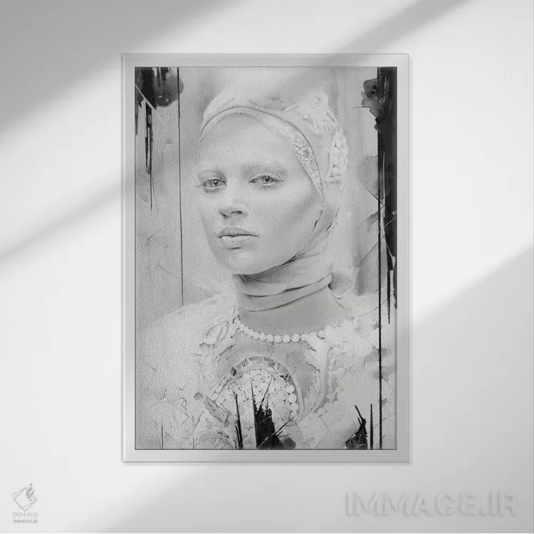 تابلو ملکه برفی اثر الکسیس مارکو - نمای قابدار سفید