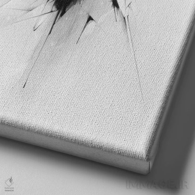 تابلو گوزن نر اثر الکسیس مارکو - نمای نزدیک بافت بوم