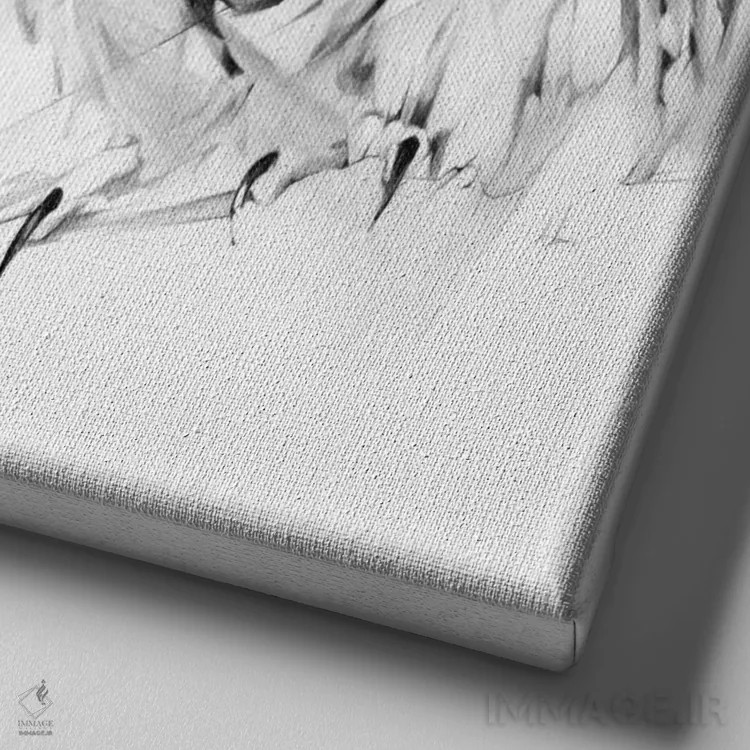 تابلو عاقل اثر الکسیس مارکو - نمای نزدیک بافت بوم