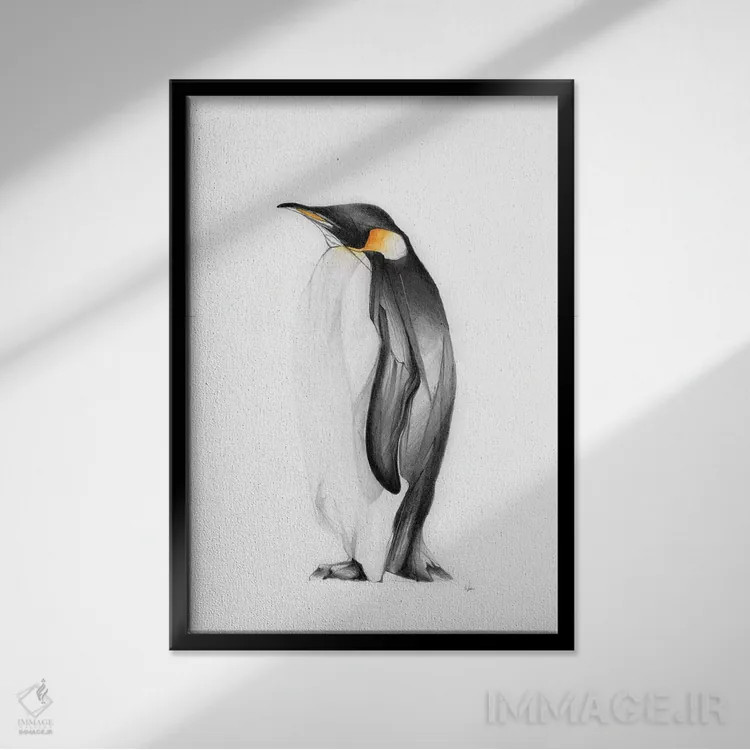 تابلو امپراطور اثر الکسیس مارکو - نمای قابدار مشکی