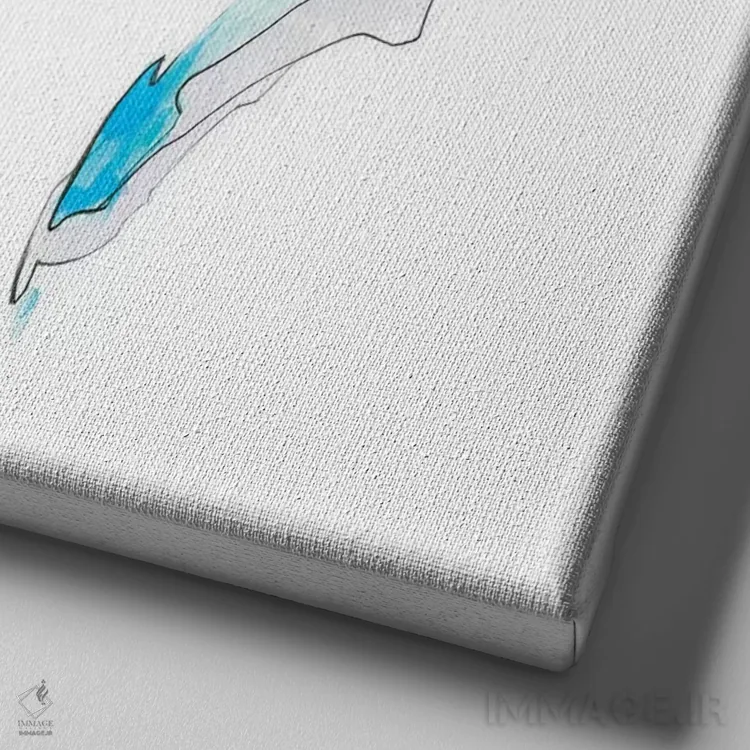 تابلو فانتوم ۲ اثر الکسیس مارکو - نمای نزدیک بافت بوم