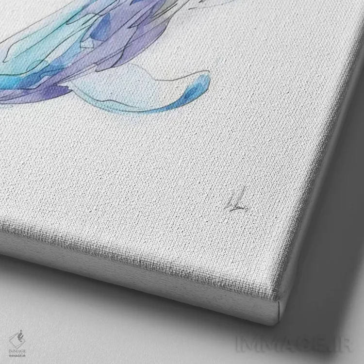 تابلو فانتوم ۳ اثر الکسیس مارکو - نمای نزدیک بافت بوم