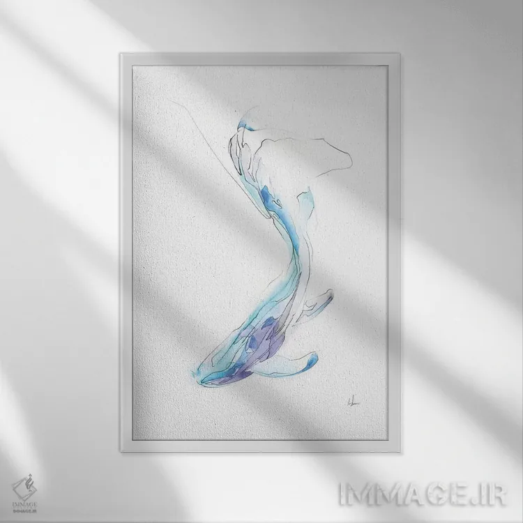 تابلو فانتوم ۳ اثر الکسیس مارکو - نمای قابدار سفید