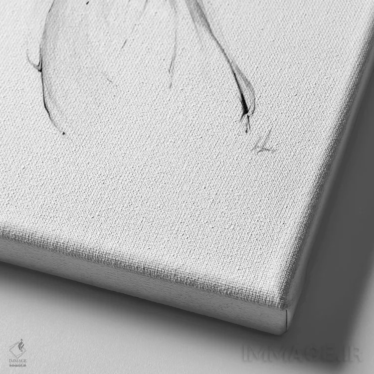 تابلو ضیافت ماهی اثر الکسیس مارکو - نمای نزدیک بافت بوم