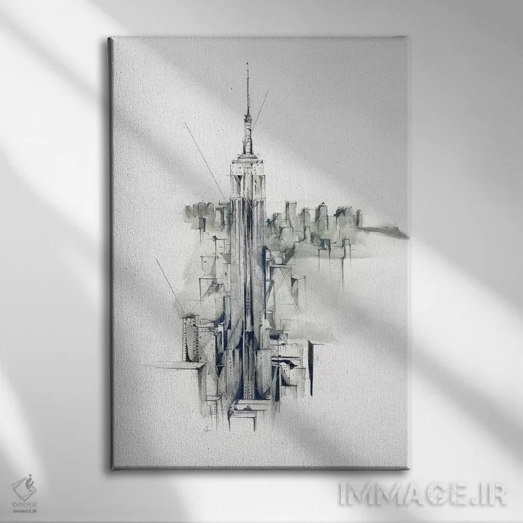 تابلو مترو اثر الکسیس مارکو - نمای روبهرو روی دیوار