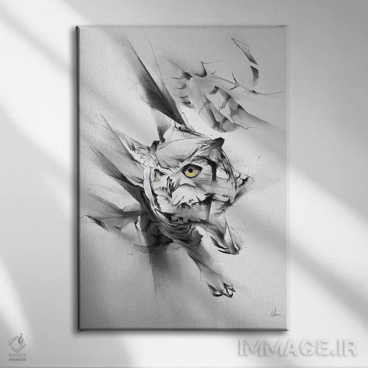 تابلو داج خردمند (خودرو) اثر الکسیس مارکو - نمای روبهرو روی دیوار