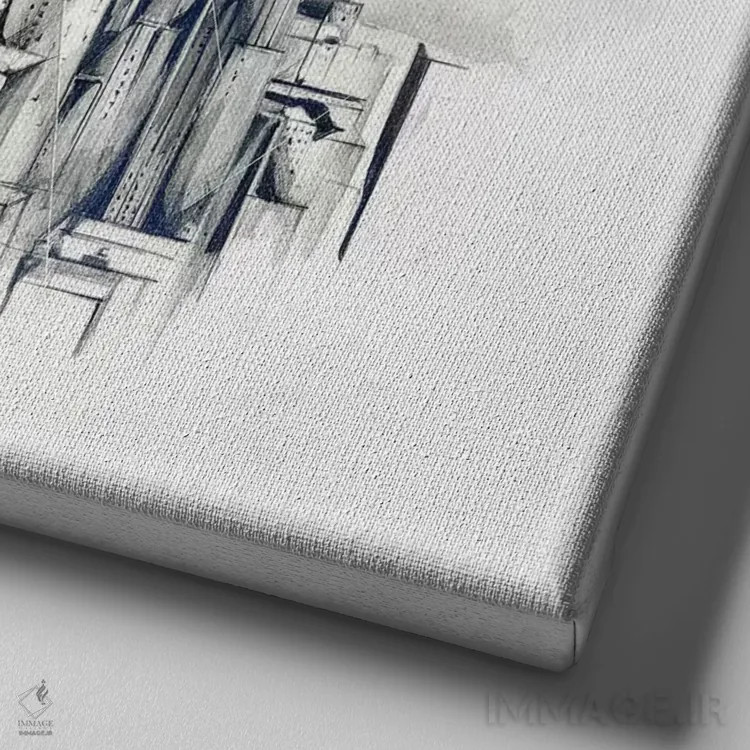 تابلو مترو اثر الکسیس مارکو - نمای نزدیک بافت بوم